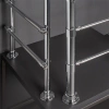 Drążek meblowy okrągły Ø50 ścianka 1,2mm 300cm chrom AC901-A-300-CHR