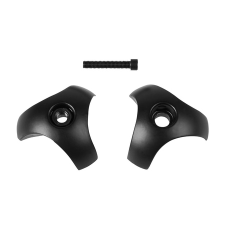 Złącze trzykierunkowe prawe Ø25 czarne TR502-P-CZA