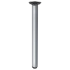 Noga meblowa 82cm stalowa regulowana górne mocowanie kolor ALU okrągła AC282-B-820-ALU