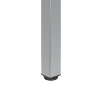 Noga meblowa stołowa kwadratowa 50x50 71cm górne mocowanie kolor ALU AC282-K-710-ALU