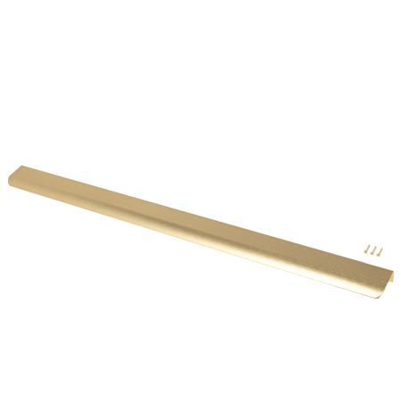 Uchwyt meblowy krawędziowy 59,6cm złoty AU628-0-576-ZLO