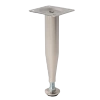Nóżka meblowa 15cm regulowana stalowa stożkowa satynowa AC270-D-SAT