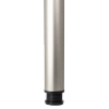 Noga meblowa 82cm stalowa regulowana odlew górne mocowanie satyna okrągła AC282-E-820-SAT