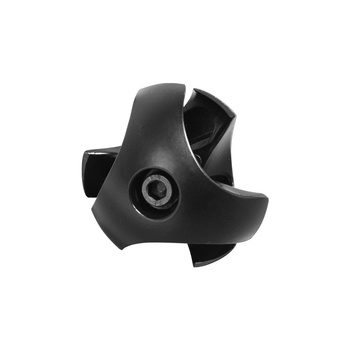 Złącze trzykierunkowe lewe Ø25 czarne TR502-L-CZA