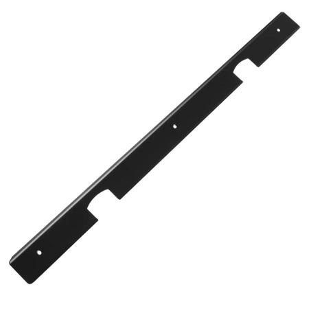 Listwa meblowa 38mm kątowa czarna AL007-K-038-A-CZA