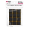 Podkładki filcowe samoprzylepne czarne kwadrat 28x28 12szt PREMIUM PF001-1-028-CZA
