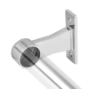 Uchwyt dystansowy końcowy meblowy do drążka Ø25 chrom AC999-0-CHR