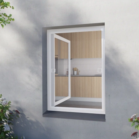 Moskitiera okienna ramkowa BASIC 100x120cm biała