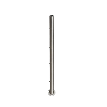 Słupek  balustrady stal nierdzewna wysoki 96cm 4 śruby PR704-0-096-INX
