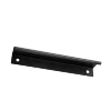 Uchwyt meblowy krawędziowy15cm czarny AU628-0-128-CZA