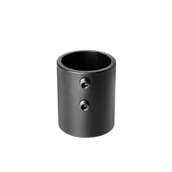 Końcówka mocująca HARFA do drążka Ø25 czarna AC510-H-CZA