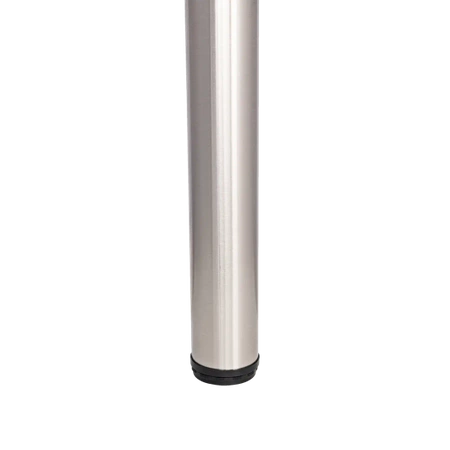 Noga meblowa 110cm stalowa regulowana górne mocowanie INOX okrągła AC282-C-1100-INX