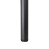 Noga meblowa 82cm stalowa regulowana górne mocowanie czarna okrągła AC282-B-820-CZA