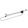 Wieszak wysuwany pojedynczy 35cm na ubrania do szafy chrom AC221-B-CHR