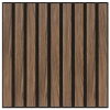 Panele akustyczne dekoracyjne ścienne lamele 50x50cm orzech (4 sztuki) PA002-050-050-ORZ
