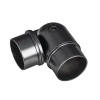 Łącznik przegubowy poręczy balustrady Ø42.4 27x27 stal nierdzewna Prevent  czarny PR732-0-CZA