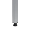 Noga meblowa stołowa kwadratowa 50x50 71cm górne mocowanie kolor ALU AC282-K-710-ALU