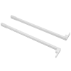 Reling z mocowaniem, L=350, biały SB201-0-350-BIA