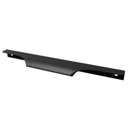 Uchwyt meblowy krawędziowy 25cm czarny AU627-0-224-CZA