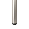 Noga meblowa 82cm stalowa regulowana odlew górne mocowanie satyna okrągła AC282-E-820-SAT