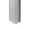 Noga meblowa stołowa ryflowana 82cm mocna szara AC280-C-ALU