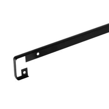 Listwa meblowa 38mm szczelinowa czarna AL008-S-038-A-CZA