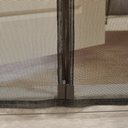 Moskitiera z magnesem na drzwi STANDARD 95x235cm czarna