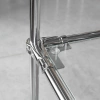 Złącze dwuramienne drążka Ø25 chrom TR561-0-CHR
