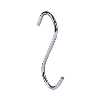 Wieszak haczyk na drążek 25mm AC506-0-CHR