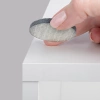 Podkładki filcowe samoprzylepne szare okrągłe Ø45mm 6szt PREMIUM PF001-0-045-SZA