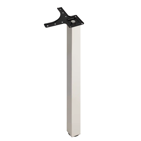 Noga meblowa stołowa kwadratowa 50x50 71cm biała mocowanie AC282-K-710-BIA
