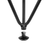 Nóżka meblowa 14cm stalowa regulowana potrójna loft czarna AC289-D-CZA