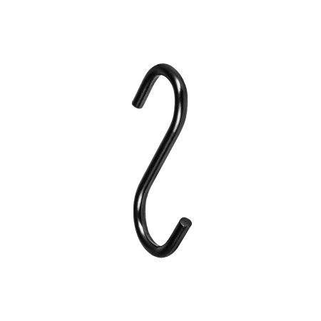 Wieszak haczyk czarny na drążek 16mm AC309-R-CZA