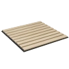 Panele akustyczne dekoracyjne ścienne lamele 50x50cm dąb (4 sztuki) PA002-050-050-DAB