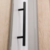 Uchwyt reling meblowy 18,8cm czarny AU101-0-128-CZA