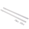 Reling z mocowaniem, L=450, biały SB201-0-450-BIA