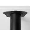 Noga meblowa 110cm stalowa regulowana górne mocowanie czarna AC282-C-1100-CZA