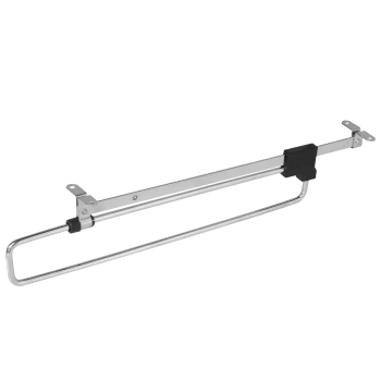 Wieszak wysuwany pojedynczy 40cm na ubrania do szafy chrom AC221-C-CHR