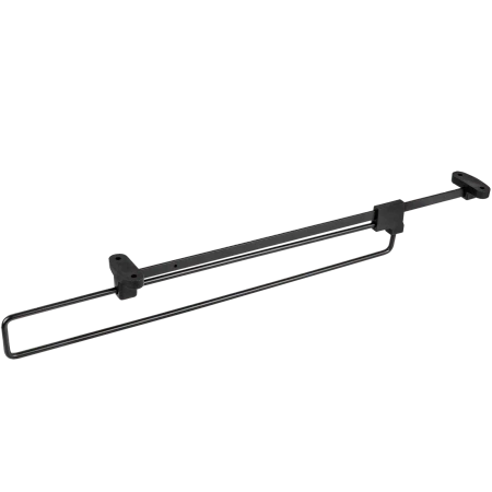 Wieszak wysuwany pojedynczy 40cm na ubrania do szafy czarny AC221-C-CZA