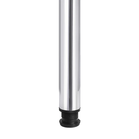 Noga meblowa 82cm stalowa regulowana górne mocowanie chrom okrągła AC282-B-820-CHR