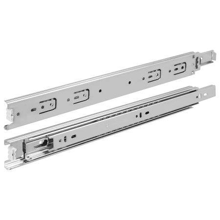 Prowadnica kulkowa łożyskowa pełny wysuw 400mm, H=45mm, ocynk AP004-A-400-OCY