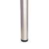 Noga meblowa 110cm stalowa regulowana górne mocowanie INOX okrągła AC282-C-1100-INX