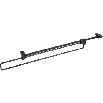 Wieszak wysuwany pojedynczy 45cm na ubrania do szafy czarny AC221-D-CZA