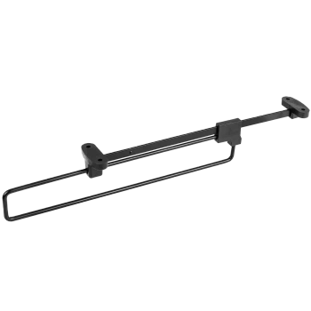 Wieszak wysuwany pojedynczy 30cm na ubrania do szafy czarny AC221-A-CZA