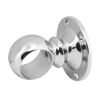 Uchwyt dystansowy krótki Ø25 przelotowy chrom AC992-0-CHR