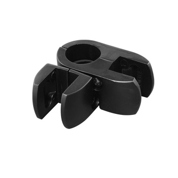 Złącze podwójne kątowe Q25 czarne TR553-0-CZA