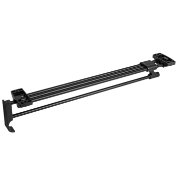 Wieszak wysuwany 40cm na ubrania do szafy czarny AC221-G-CZA