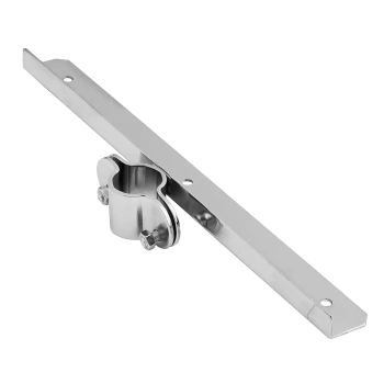 Wspornik półki symetryczny pojedynczy na drążek Ø25 chrom TR532-0-CHR