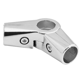 Złącze dwuramienne drążka Ø25 chrom TR561-0-CHR