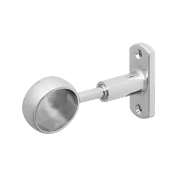 Uchwyt dystansowy Ø32 końcowy  regulowany chrom AC936-C-CHR